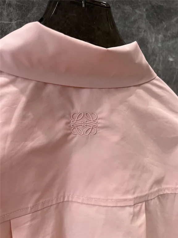 Loewe Irregular Pink Loose Shirt